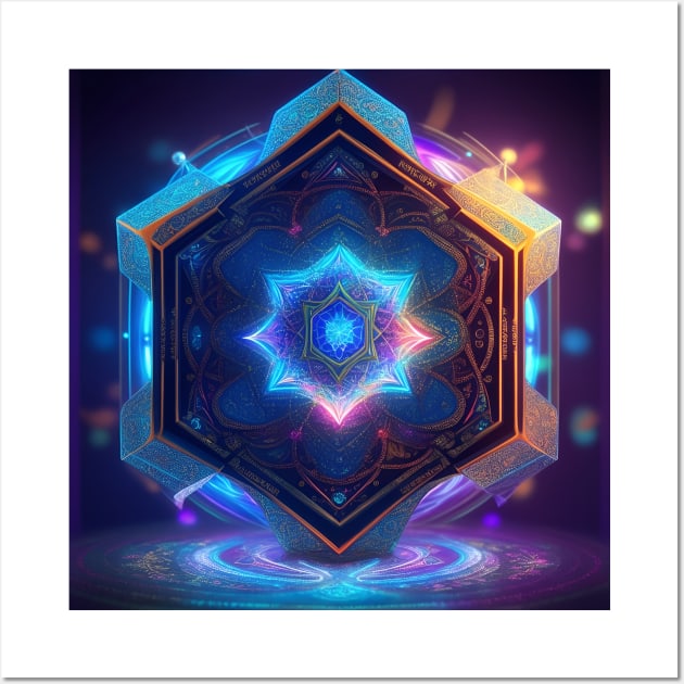 An Ancient Portal - AI Art Wall Art by Asarteon